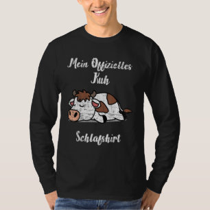 My Official Cow Sleep  Nightdress Pyjamas T-Shirt