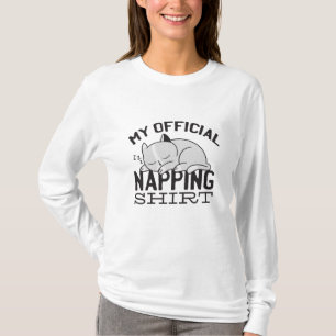 My official napping shirt - Lazy sleeping Cat