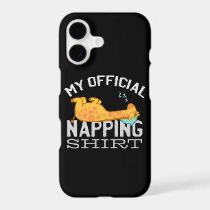 My official napping shirt - Lazy sleeping Giraffe