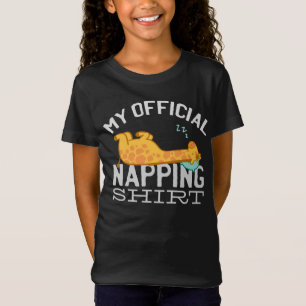 My official napping shirt - Lazy sleeping Giraffe
