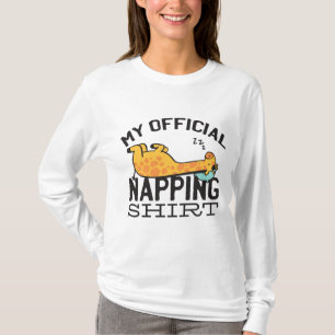 My official napping shirt - Lazy sleeping Giraffe