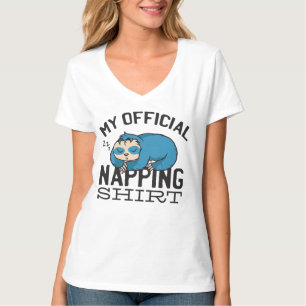 My official napping shirt - Lazy sleeping Sloth