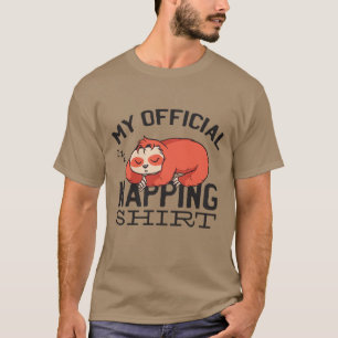 My official napping shirt - Lazy sleeping Sloth