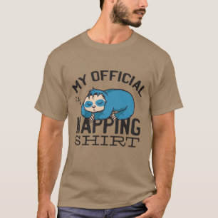 My official napping shirt - Lazy sleeping Sloth