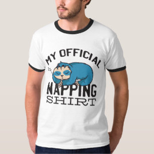 My official napping shirt - Lazy sleeping Sloth