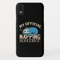 My official napping shirt, Lazy sleeping Sloth