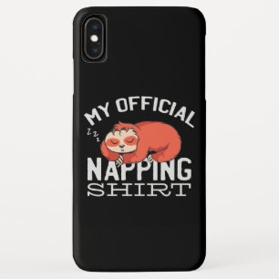 My official napping shirt Sloth Case-Mate iPhone Case