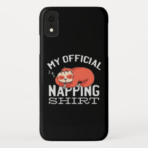 My official napping shirt Sloth Case-Mate iPhone Case