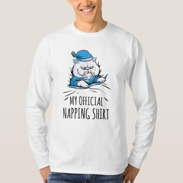 My official napping shirt with sleeping Dog (Front)