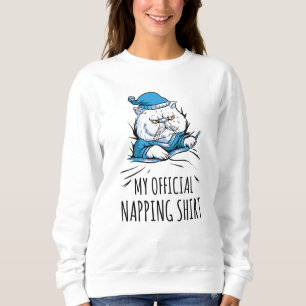 My official napping shirt with sleeping Dog