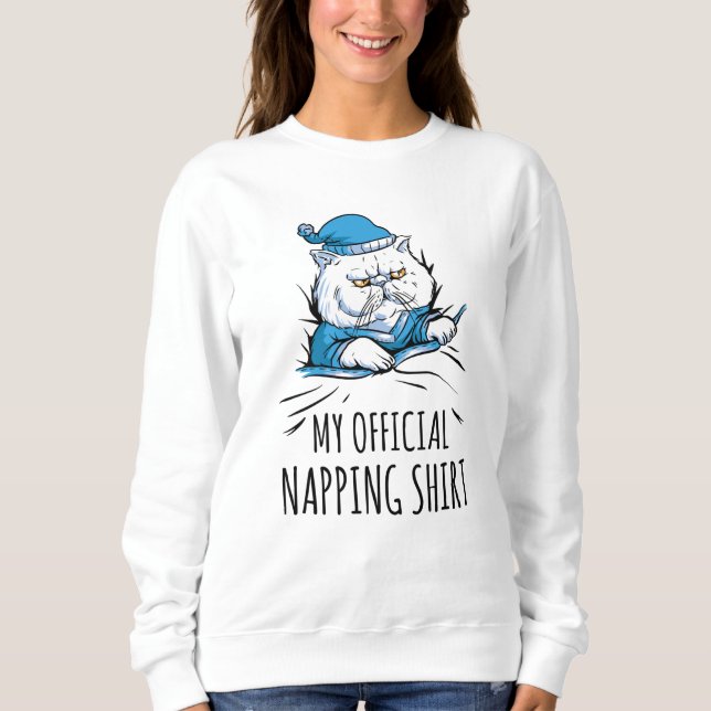 My official napping shirt with sleeping Dog (Front)