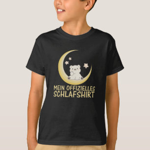 My Official Sleep Shirt Polar Bear Asleep Moon