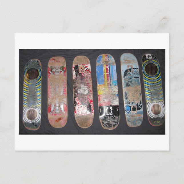 My old boards postcard (Front)
