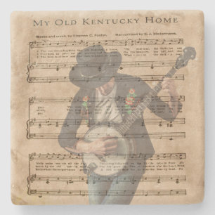MY OLD KENTUCKY HOME STONE COASTER