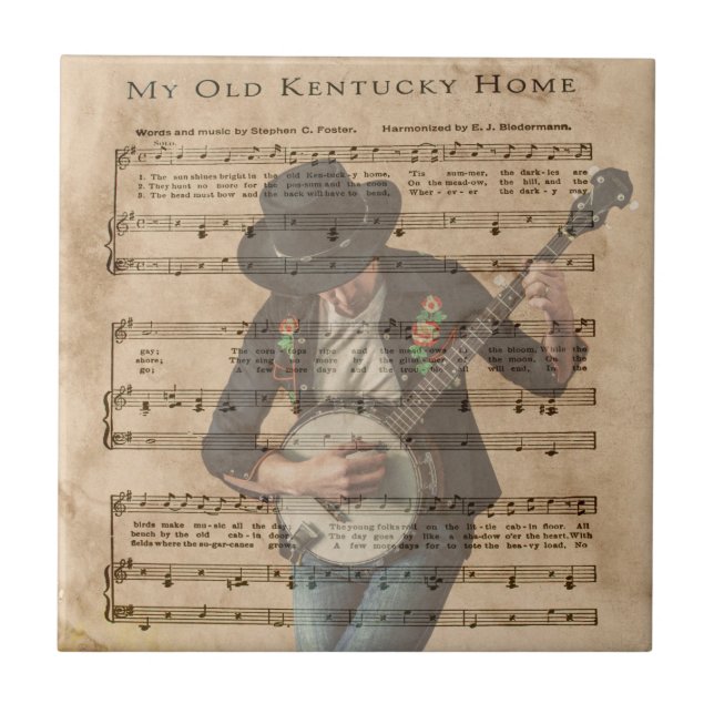 MY OLD KENTUCKY HOME TILE (Front)