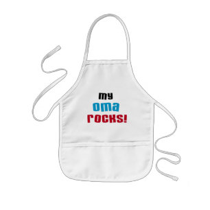 My Oma Rocks T-shirts and Gifts Kids Apron