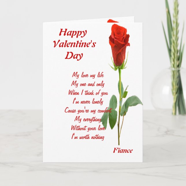 my one and only fiance holiday card (Front)