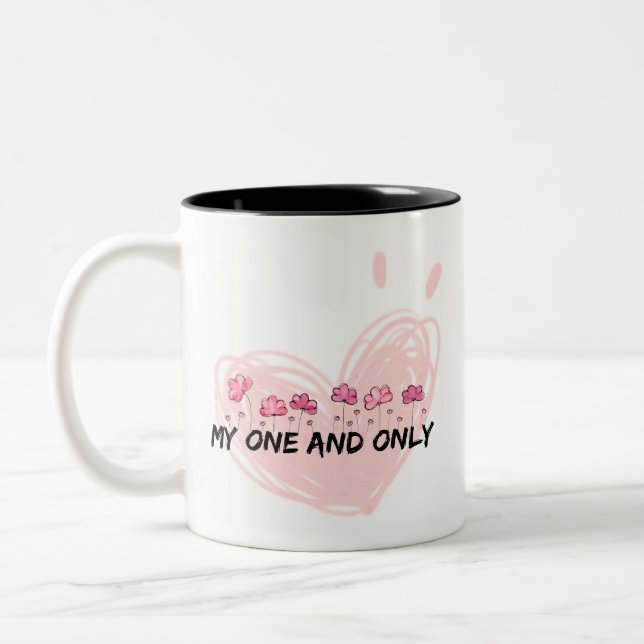 My One And Only Romantic Love Mug (Left)