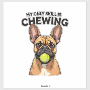 My Only Skill Is Chewing Vintage French Bulldog Te
