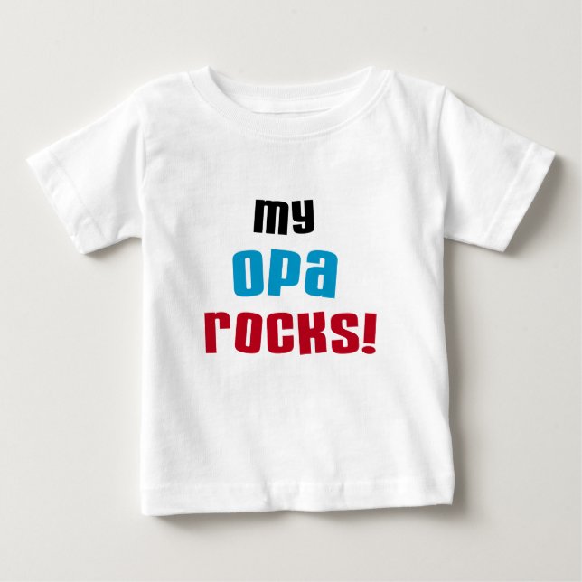 My Opa Rocks T-shirts and Gifts (Front)