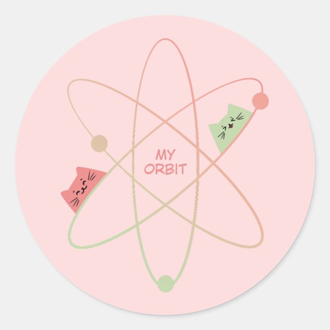 My Orbit Cute Sticker (Front)