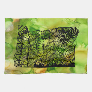 My Oregon Dish Towel