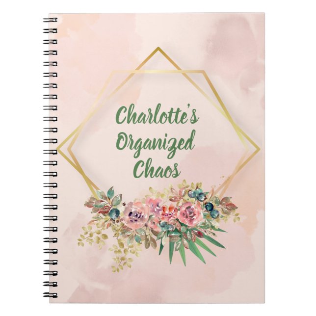 My Organised Chaos Personalised Notebook (Front)