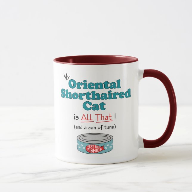 My Oriental Shorthaired Cat is All That! Mug (Right)