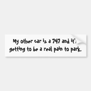 my-other-car-25 bumper sticker