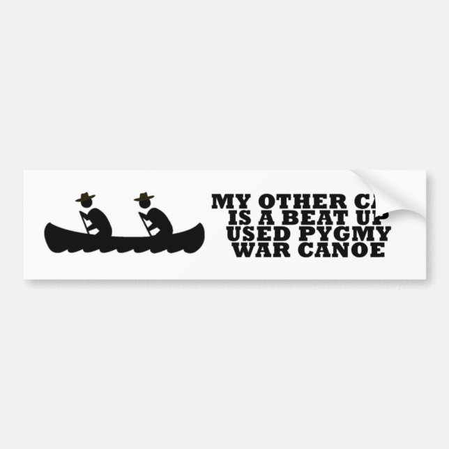 My other car - Bumper sticker (Front)