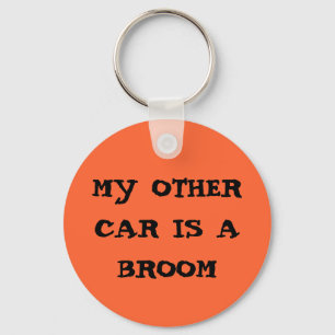 my other car is a broom key ring