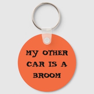 my other car is a broom key ring