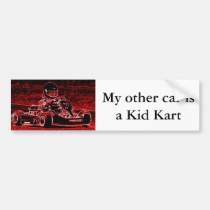 My Other Car is a Kid Kart Bumper Sticker