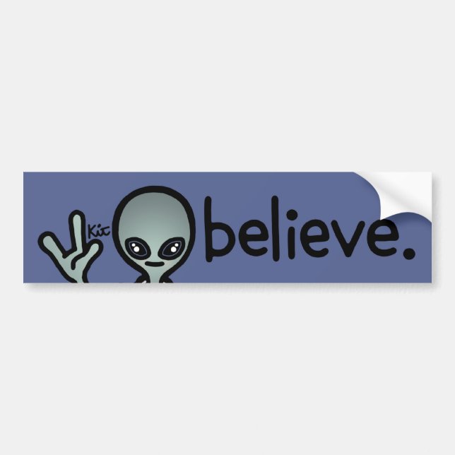 my other car is a ufo. bumper sticker (Front)