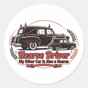 My Other Car Is Also a Hearse Sticker