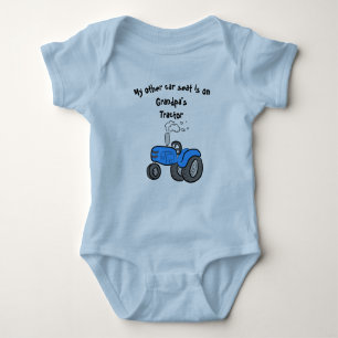 My other car seat ... Grandpa's tractor Baby Bodysuit