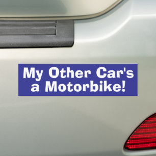 My Other Car's a Motorbike Bumper Sticker