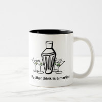My other drink is a martini - mug