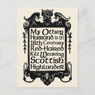 My Other Husband - Highlander Postcard
