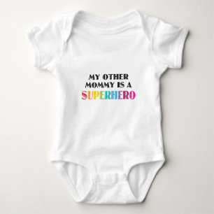My Other Mummy Is A Superhero Baby Bodysuit