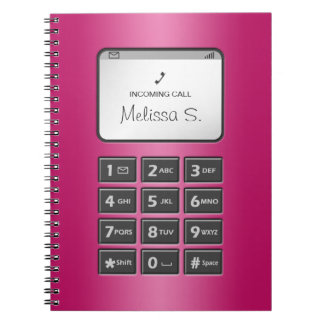My Other Phone - Fuchsia Notebook