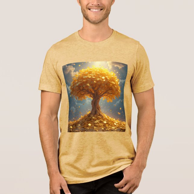 My own money tree Tri-Blend shirt (Front)