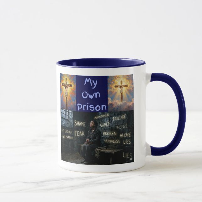 My Own Prison design 1 color pattern 1 Mug (Right)