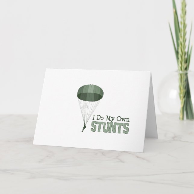 My Own Stunts Card (Front)