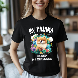My Pajama Pomeranian Art T-Shirt