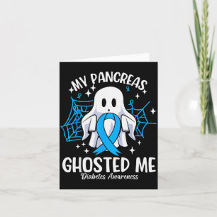 My Pancreas Ghosted Me Kids Funny Diabetes Type 1 Card