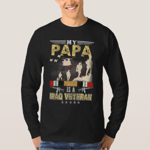 My Papa Is A Iraq Veteran Proud Us Veteran T-Shirt