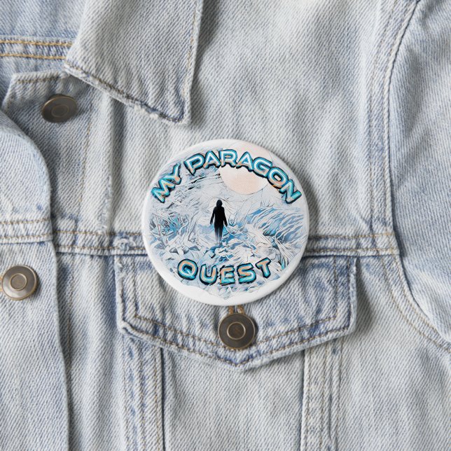 My Paragon Quest 7.5 Cm Round Badge (In Situ)