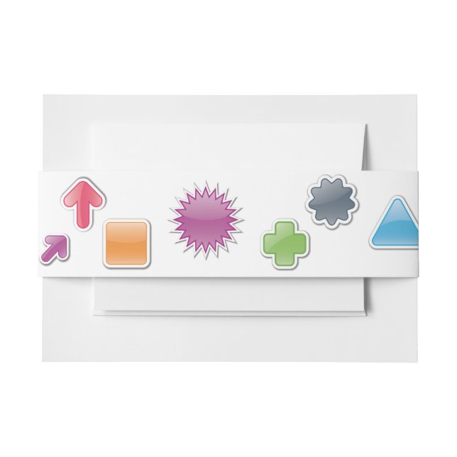 MY PARENTS ARE LAME Invitation Envelope Belly Band (Front Example)