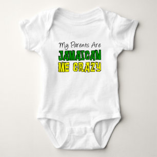 My Parents Jamaican Me Crazy Baby Bodysuit